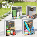 Polypropylene Outdoor Garden Storage Shed 5ft x 3ft - Velmora