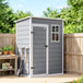 Polypropylene Outdoor Garden Storage Shed 5ft x 3ft - Velmora