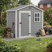 Polypropylene Outdoor Garden Storage Shed 6ft x 4ft - Velmora