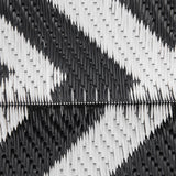 Polypropylene Outdoor Reversible Plastic Straw Rug 182cm Wide - Velmora