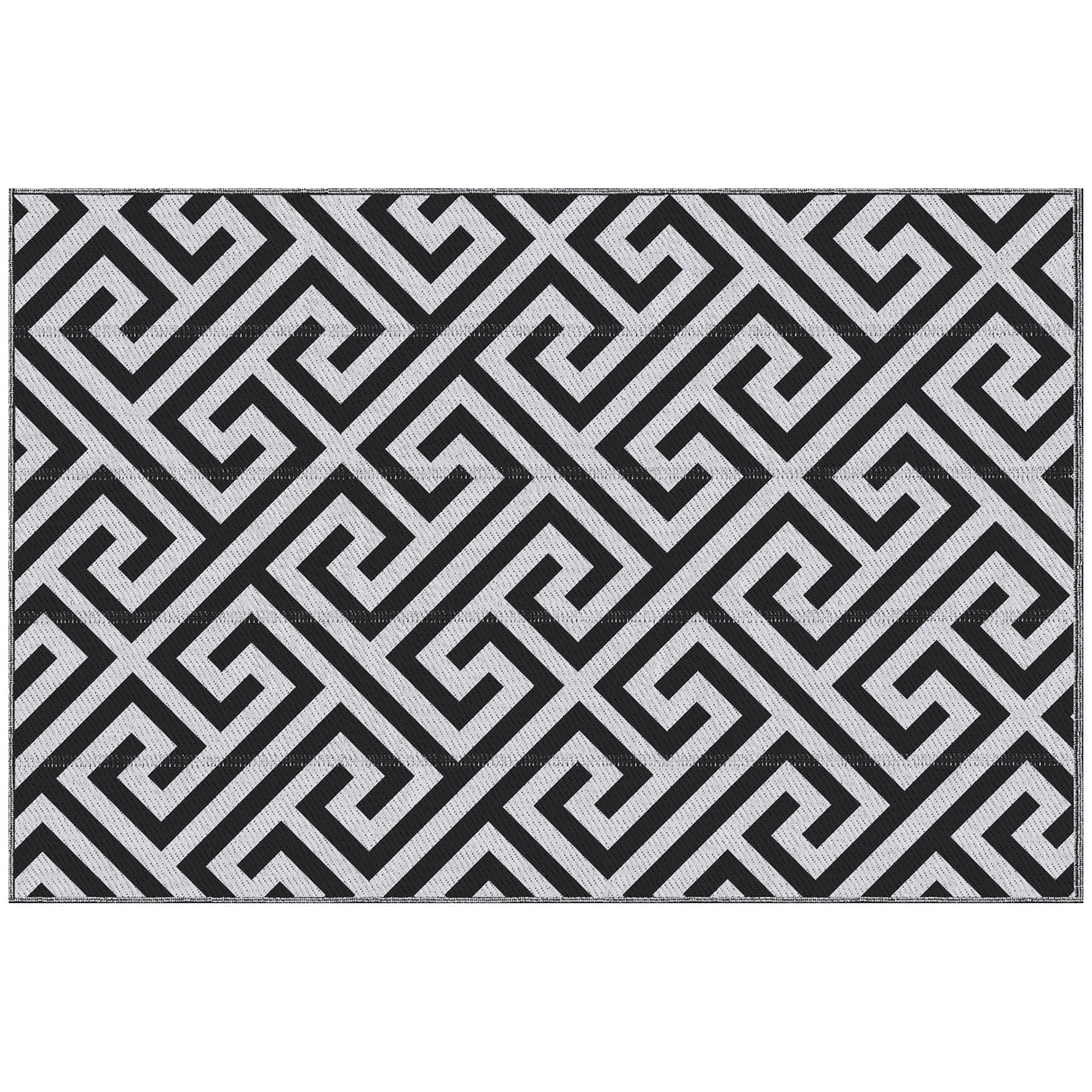 Polypropylene Outdoor Reversible Plastic Straw Rug 182cm Wide - Velmora