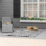 Polypropylene Outdoor Reversible Plastic Straw Rug 243cm Wide - Velmora