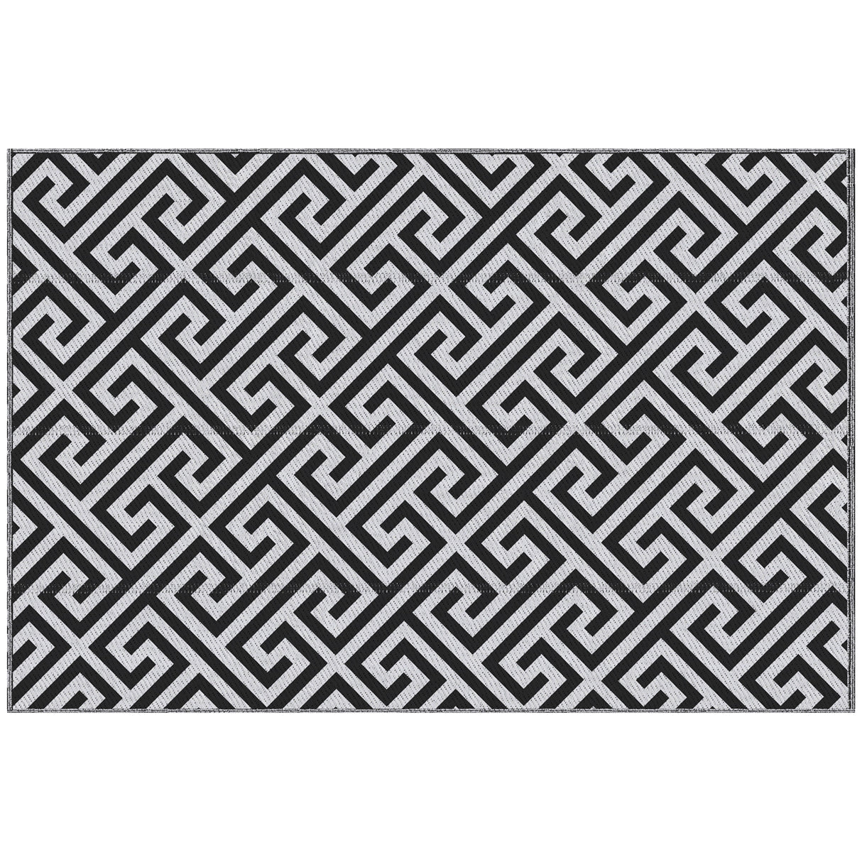 Polypropylene Outdoor Reversible Plastic Straw Rug 243cm Wide - Velmora