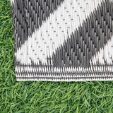 Polypropylene Outdoor Reversible Plastic Straw Rug 274cm Wide - Velmora