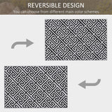 Polypropylene Outdoor Reversible Plastic Straw Rug 274cm Wide - Velmora