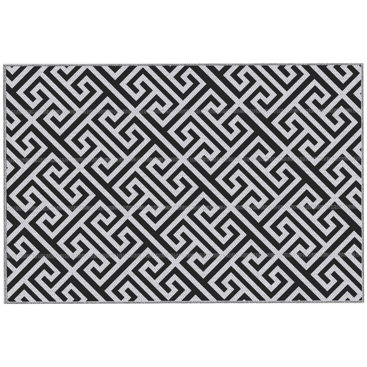 Polypropylene Outdoor Reversible Plastic Straw Rug 274cm Wide - Velmora