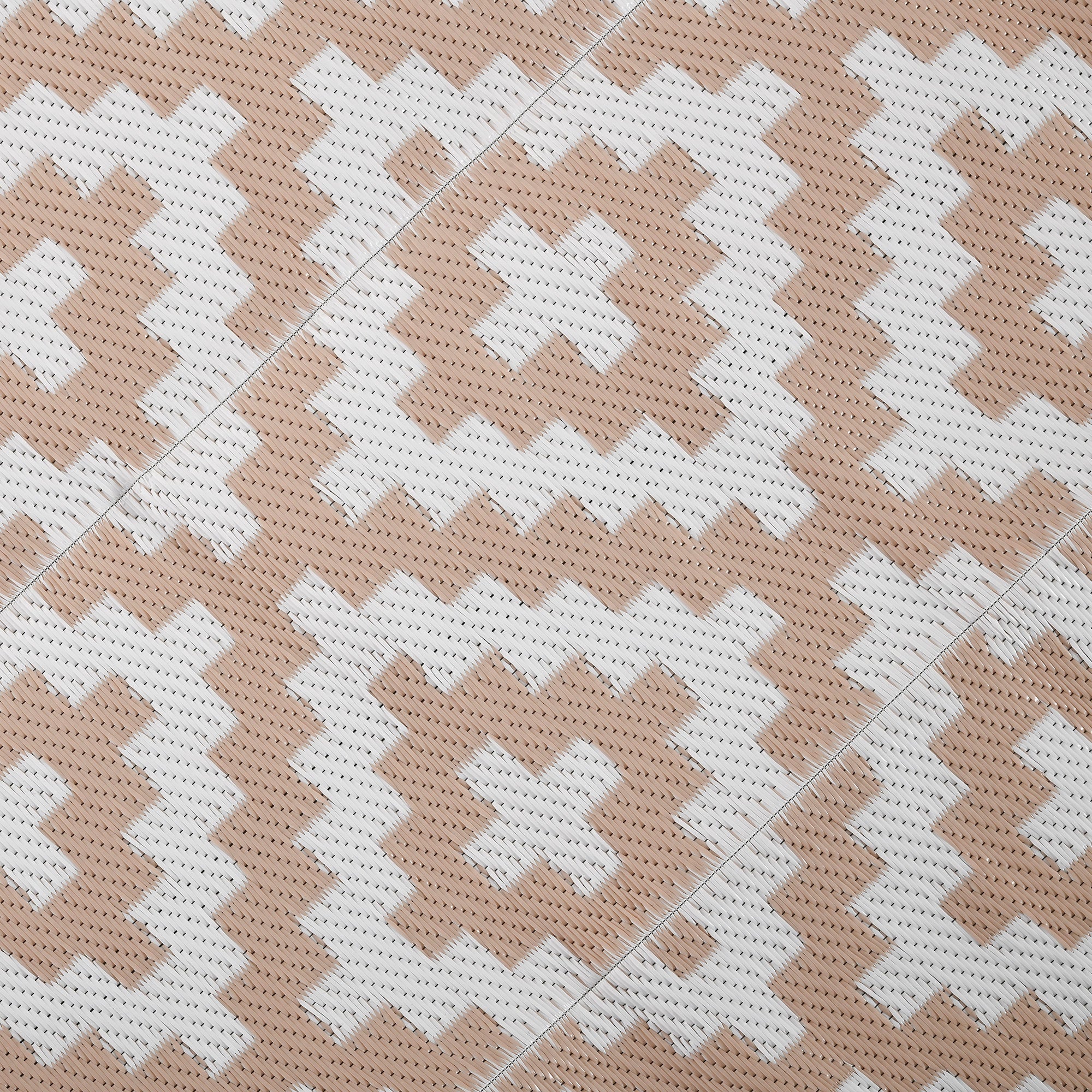 Polypropylene Outdoor Reversible Plastic Straw Rug 274cm Wide - Velmora