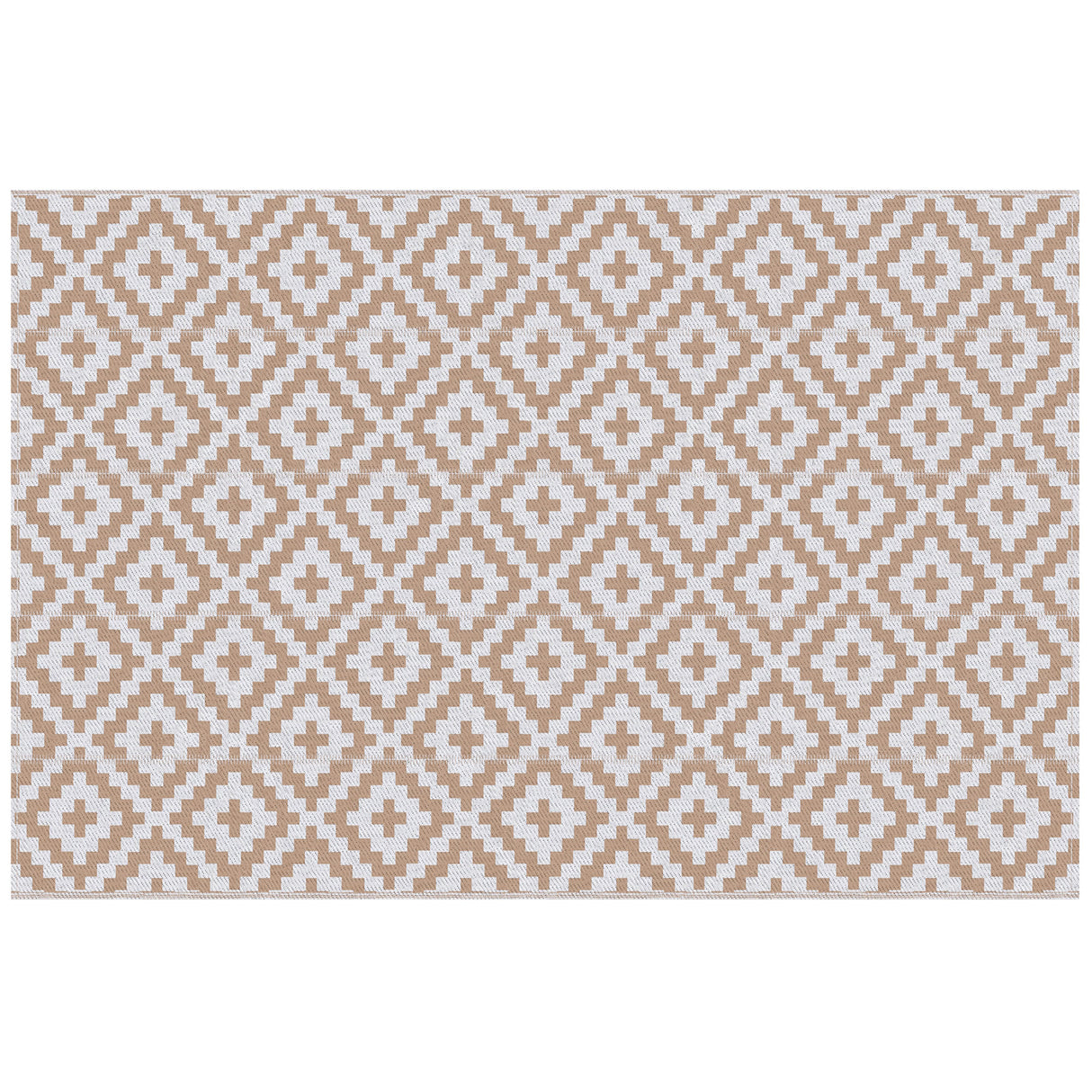 Polypropylene Outdoor Reversible Plastic Straw Rug 274cm Wide - Velmora
