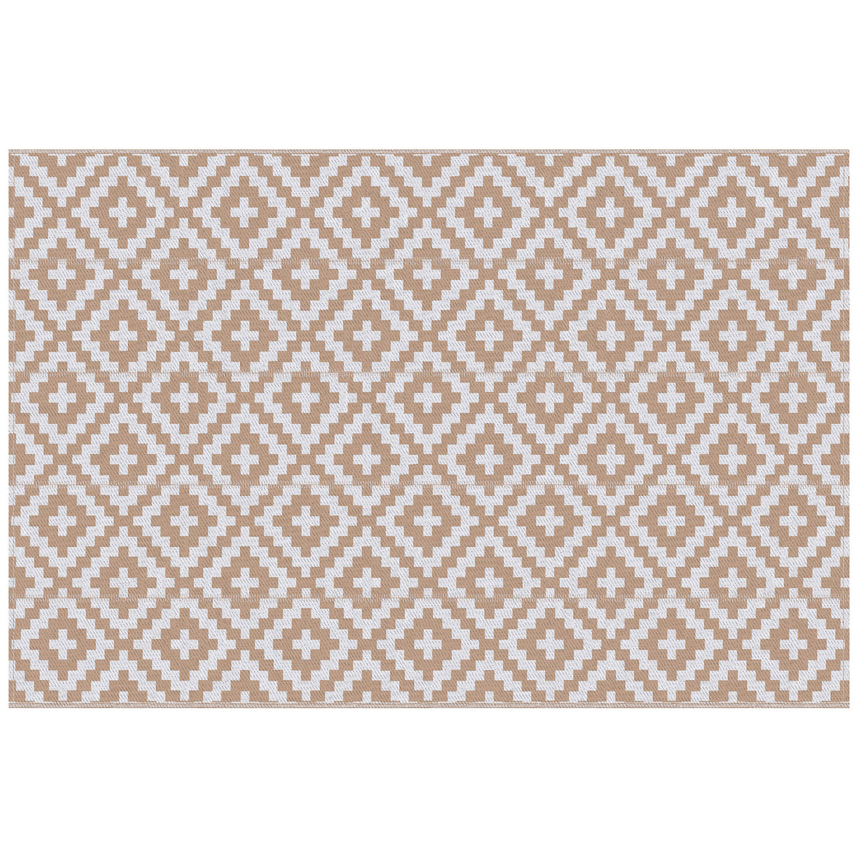 Polypropylene Outdoor Reversible Plastic Straw Rug 274cm Wide - Velmora