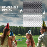 Polypropylene Outdoor Reversible Plastic Straw Rug 274cm Wide With Carry Bag - Velmora
