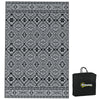 Polypropylene Outdoor Reversible Plastic Straw Rug 274cm Wide With Carry Bag - Velmora