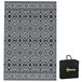 Polypropylene Outdoor Reversible Plastic Straw Rug 274cm Wide With Carry Bag - Velmora