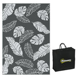 Polypropylene RV Outdoor Reversible Plastic Straw Rug 274cm Wide With Carry Bag - Velmora