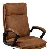 Preston Fabric Home And Office Chair Swivel With Armrest - Brad