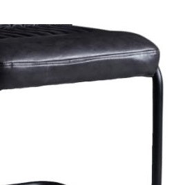 Faux Leather Dining Chairs in Set Of 2 - Inverley Designs