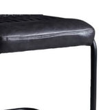 Faux Leather Dining Chairs in Set Of 2 - Inverley Designs