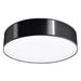 PVC Ceiling Light Round With Arena 45 Lamp - Spanish Orange