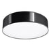 PVC Ceiling Light Round With Arena 55 Lamp - Spanish Orange
