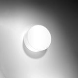 PVC Ceiling Light Round With Arena Lamp - Spanish Orange