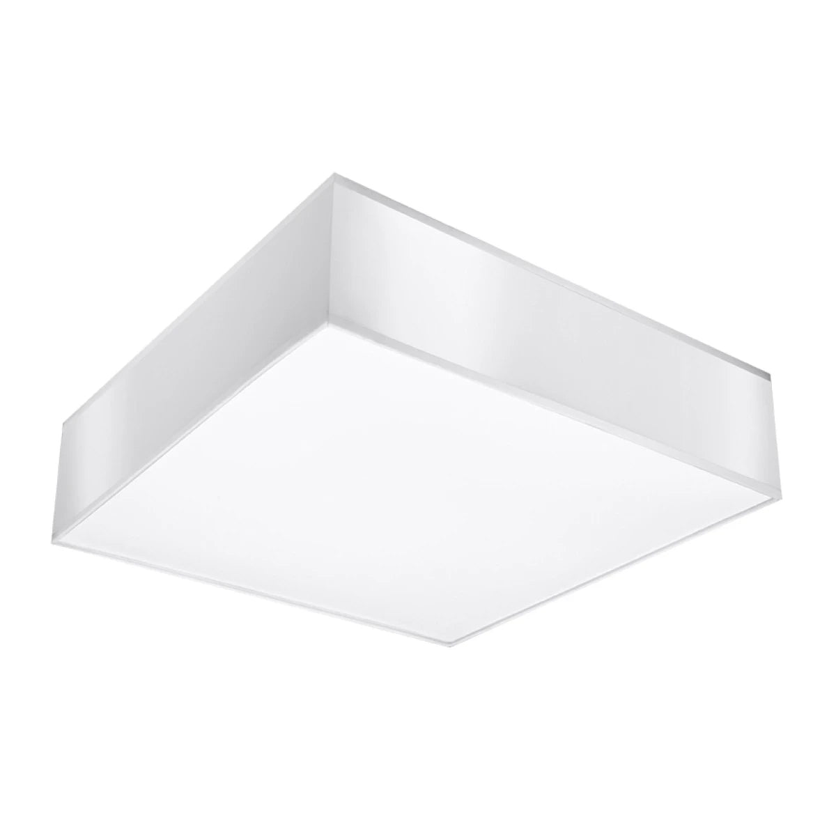 PVC Ceiling Light Square With Horus 45 Lamp - Spanish Orange