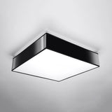 PVC Ceiling Light Square With Horus 55 Lamp - Spanish Orange