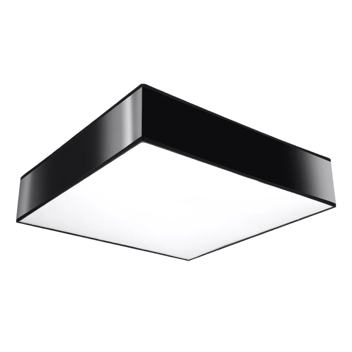 PVC Ceiling Light Square With Horus 55 Lamp - Spanish Orange