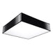 PVC Ceiling Light Square With Horus 55 Lamp - Spanish Orange