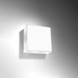 PVC Ceiling Light Square With Horus Lamp - Spanish Orange