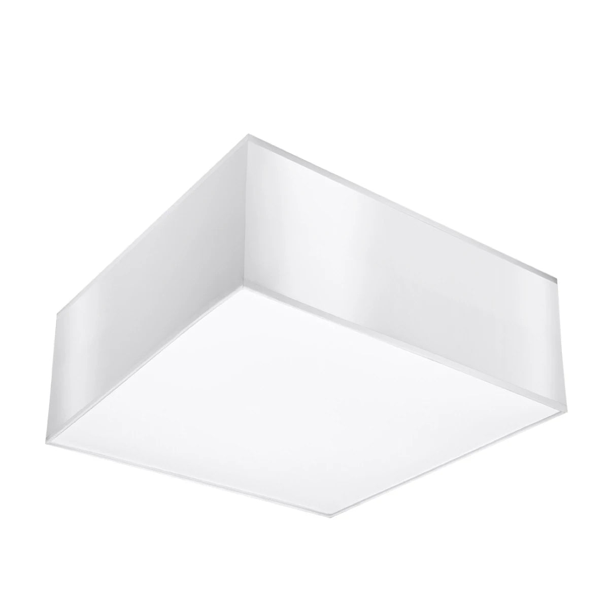 PVC Ceiling Light Square With Horus Lamp - Spanish Orange