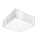 PVC Ceiling Light Square With Horus Lamp - Spanish Orange