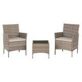 Rattan Garden Set 3 Piece - Willow