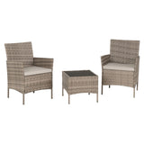 Rattan Garden Set 3 Piece - Willow
