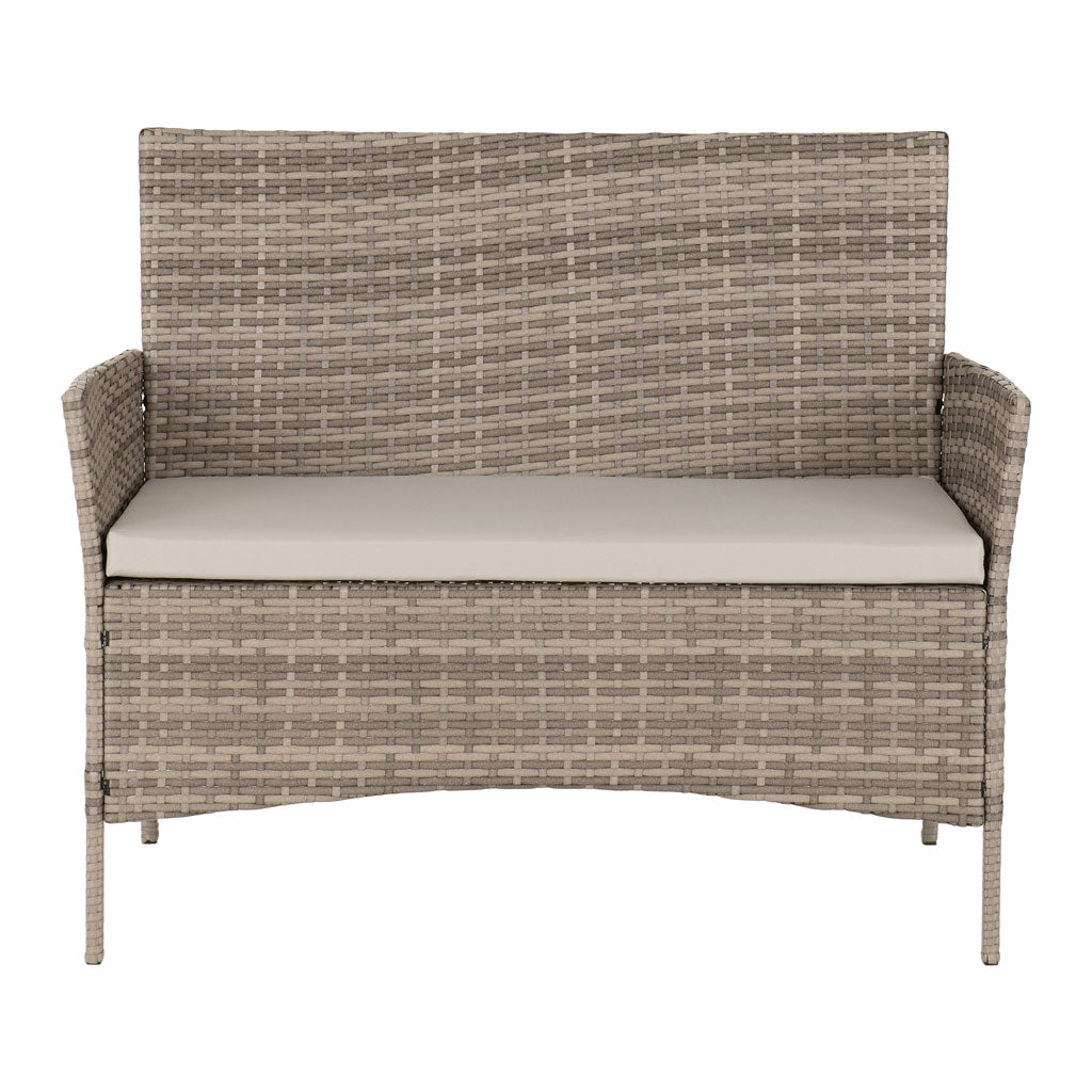 Rattan Garden Set 4 Piece - Willow