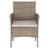 Rattan Garden Set 4 Piece - Willow