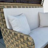 Rattan Weave Garden Seating Set Sliding - Ellington