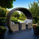 Rattan Weave Garden Seating Set Sliding - Ellington