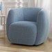 Sherpa Fabric Tub Chair - Clay