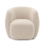 Sherpa Fabric Tub Chair - Clay