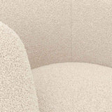 Sherpa Fabric Tub Chair - Clay