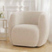 Sherpa Fabric Tub Chair - Clay