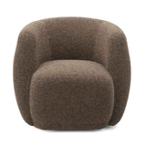 Sherpa Fabric Tub Chair - Clay
