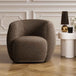 Sherpa Fabric Tub Chair - Clay