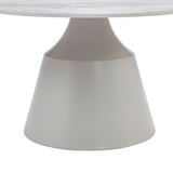 Sintered Stone Coffee And End Table in Round - Luna