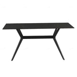 Sintered Stone Dining Table for 4 to 6 People Rectangular - Livia