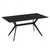 Sintered Stone Dining Table for 4 to 6 People Rectangular - Livia