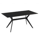 Sintered Stone Dining Table for 4 to 6 People Rectangular - Livia