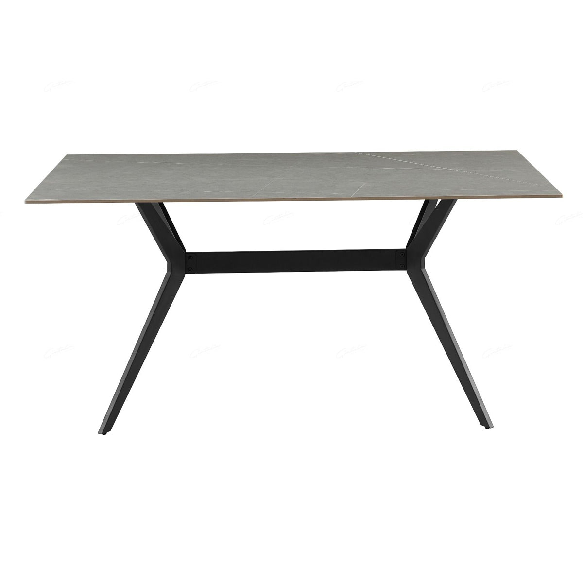 Sintered Stone Dining Table for 4 to 6 People Rectangular - Livia
