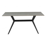 Sintered Stone Dining Table for 4 to 6 People Rectangular - Livia