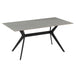 Sintered Stone Dining Table 160cm Wide for 4 to 6 People Rectangular - Livia