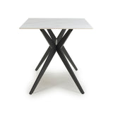 Sintered Stone Dining Table for 4 People 120cm Wide Rectangular - Timor